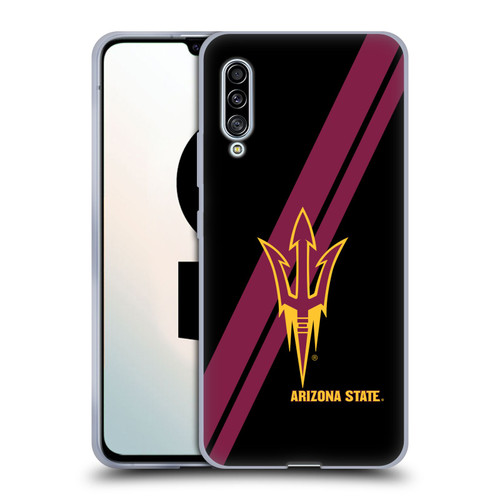 Arizona State University ASU Arizona State University Stripes Soft Gel Case for Samsung Galaxy A90 5G (2019)