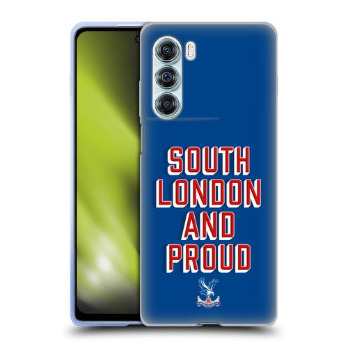 Crystal Palace FC Crest South London And Proud Soft Gel Case for Motorola Edge S30 / Moto G200 5G