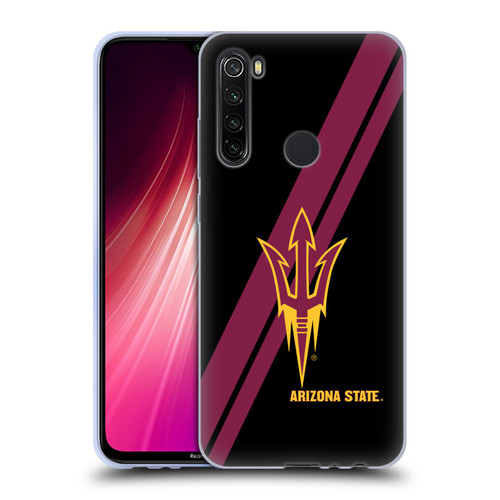 Arizona State University ASU Arizona State University Stripes Soft Gel Case for Xiaomi Redmi Note 8T