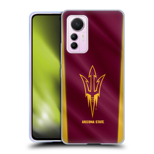 Arizona State University ASU Arizona State University Banner Soft Gel Case for Xiaomi 12 Lite