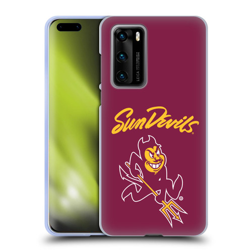 Arizona State University ASU Arizona State Art Sun Devils Soft Gel Case for Huawei P40 5G