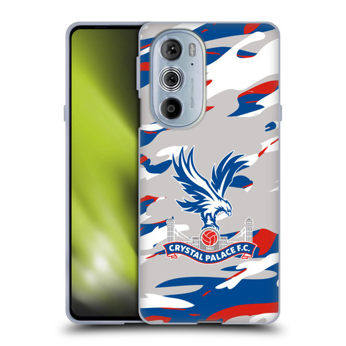 Crystal Palace FC Crest Camouflage Soft Gel Case for Motorola Edge X30