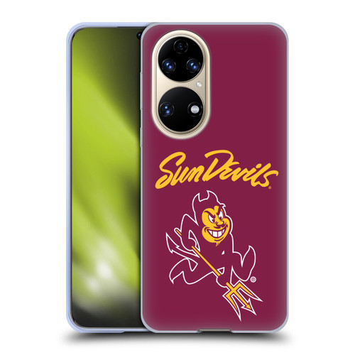 Arizona State University ASU Arizona State Art Sun Devils Soft Gel Case for Huawei P50