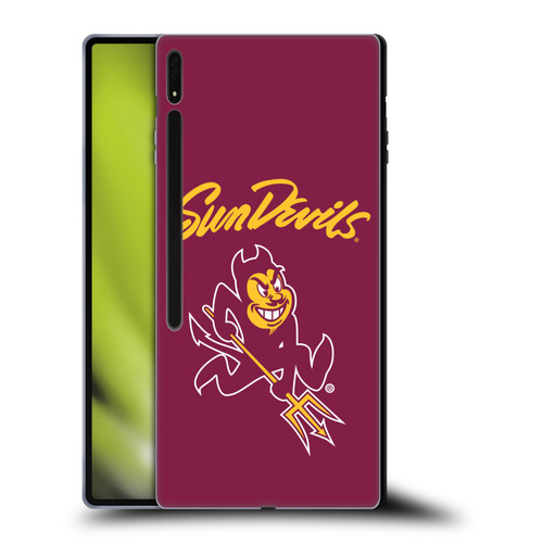Arizona State University ASU Arizona State Art Sun Devils Soft Gel Case for Samsung Galaxy Tab S8 Ultra