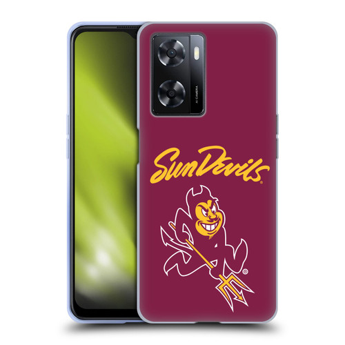 Arizona State University ASU Arizona State Art Sun Devils Soft Gel Case for OPPO A57s