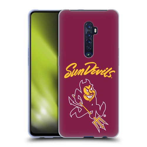 Arizona State University ASU Arizona State Art Sun Devils Soft Gel Case for OPPO Reno 2
