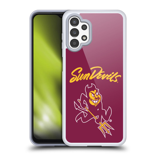 Arizona State University ASU Arizona State Art Sun Devils Soft Gel Case for Samsung Galaxy A13 (2022)