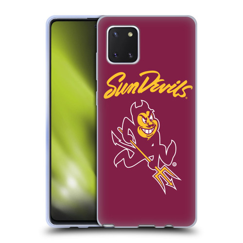 Arizona State University ASU Arizona State Art Sun Devils Soft Gel Case for Samsung Galaxy Note10 Lite