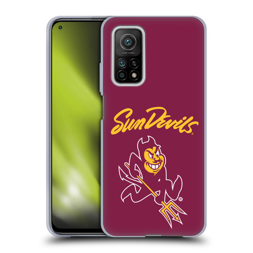 Arizona State University ASU Arizona State Art Sun Devils Soft Gel Case for Xiaomi Mi 10T 5G