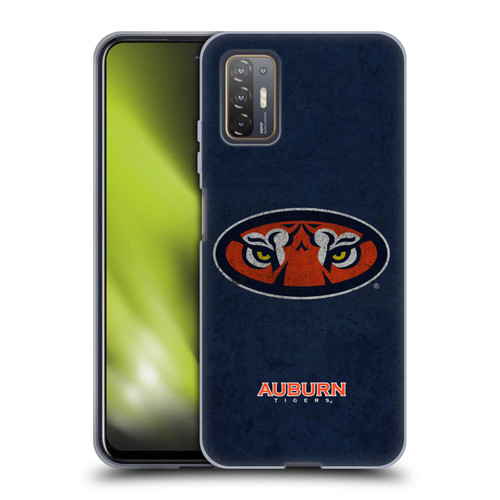 Auburn University AU Auburn University Distressed Look Soft Gel Case for HTC Desire 21 Pro 5G