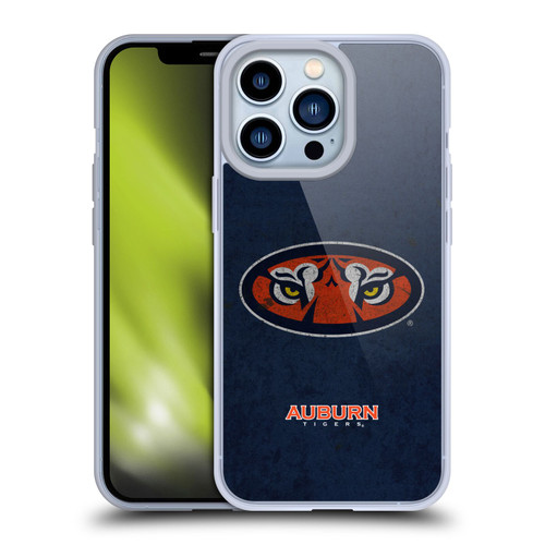 Auburn University AU Auburn University Distressed Look Soft Gel Case for Apple iPhone 13 Pro