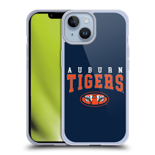 Auburn University AU Auburn University Auburn Tigers Soft Gel Case for Apple iPhone 14