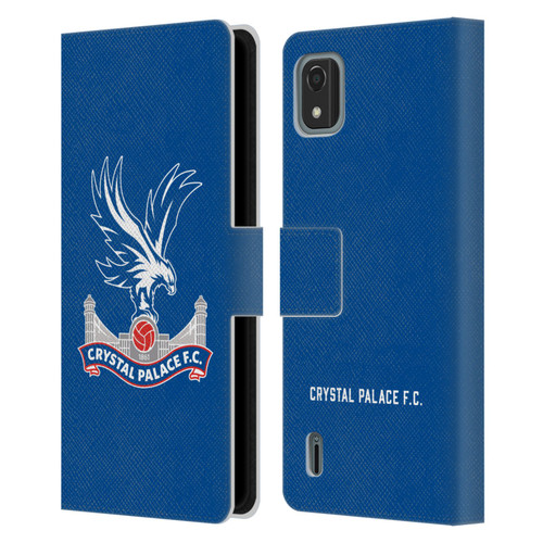 Crystal Palace FC Crest Plain Leather Book Wallet Case Cover For Nokia C2 2nd Edition