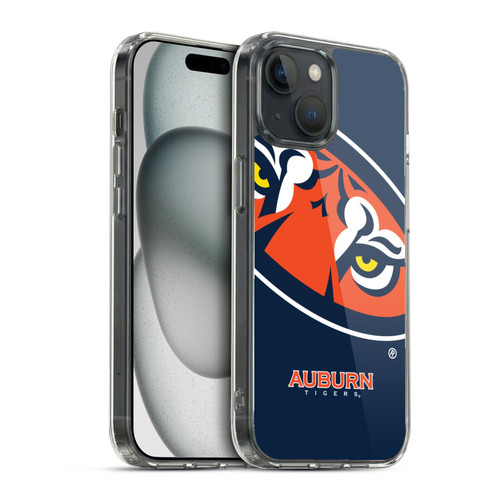 Auburn University AU Auburn University Oversized Icon Soft Gel Case for Apple iPhone 15