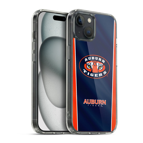 Auburn University AU Auburn University Banner Soft Gel Case for Apple iPhone 15 Plus