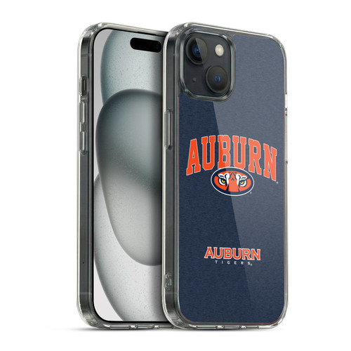 Auburn University AU Auburn University Campus Logotype Soft Gel Case for Apple iPhone 15 Plus