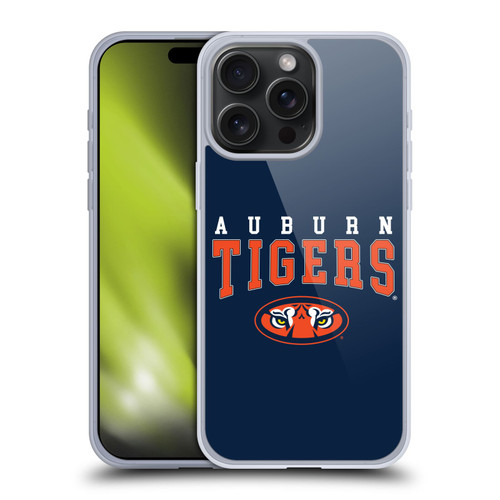 Auburn University AU Auburn University Auburn Tigers Soft Gel Case for Apple iPhone 15 Pro Max