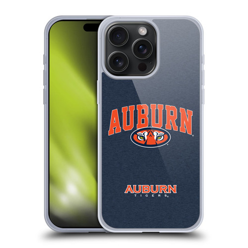 Auburn University AU Auburn University Campus Logotype Soft Gel Case for Apple iPhone 15 Pro Max