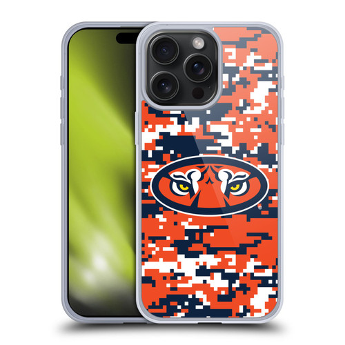 Auburn University AU Auburn University Digital Camouflage Soft Gel Case for Apple iPhone 15 Pro Max