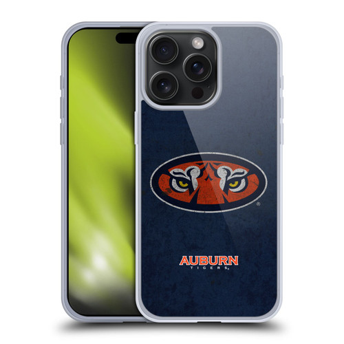 Auburn University AU Auburn University Distressed Look Soft Gel Case for Apple iPhone 15 Pro Max