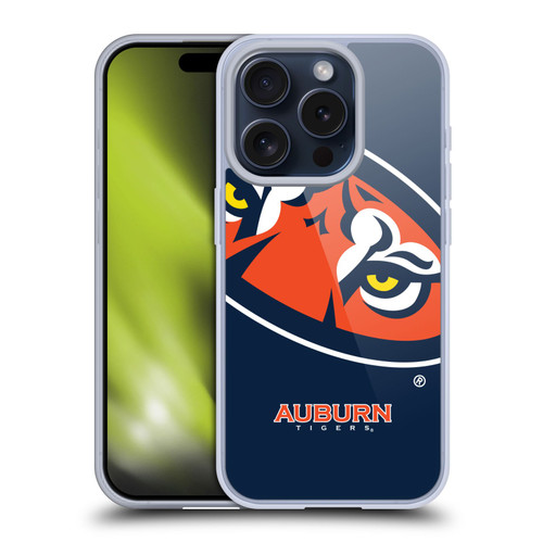 Auburn University AU Auburn University Oversized Icon Soft Gel Case for Apple iPhone 15 Pro