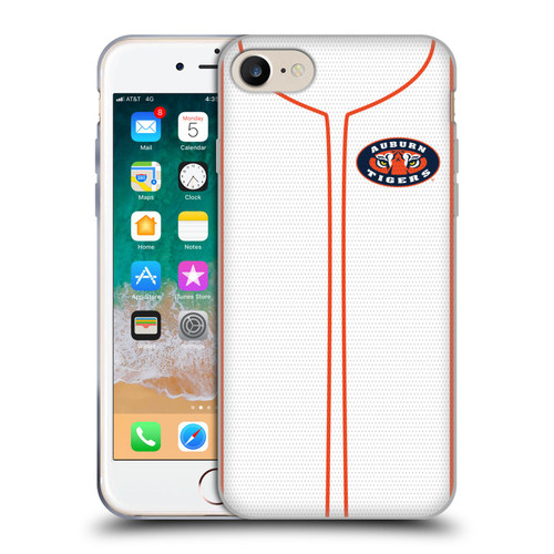 Auburn University AU Auburn University Baseball Jersey Soft Gel Case for Apple iPhone 7 / 8 / SE 2020 & 2022