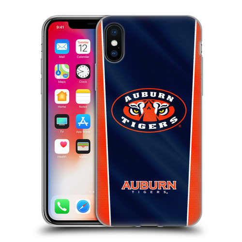 Auburn University AU Auburn University Banner Soft Gel Case for Apple iPhone X / iPhone XS