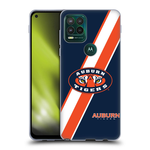 Auburn University AU Auburn University Stripes Soft Gel Case for Motorola Moto G Stylus 5G 2021