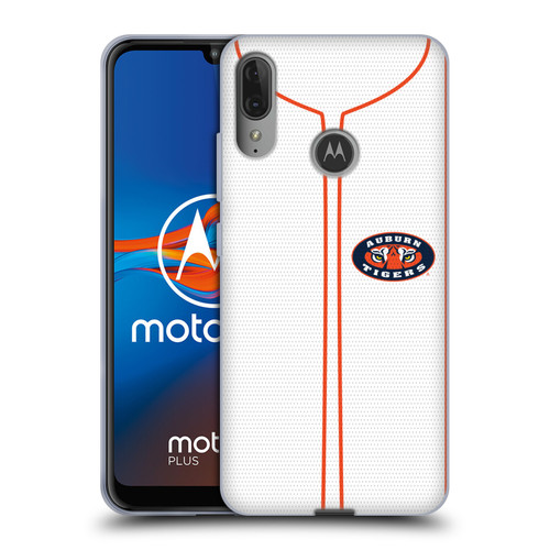 Auburn University AU Auburn University Baseball Jersey Soft Gel Case for Motorola Moto E6 Plus