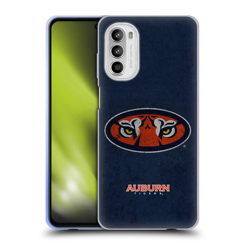 Auburn University AU Auburn University Distressed Look Soft Gel Case for Motorola Moto G52