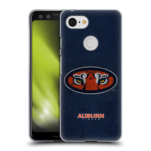 Auburn University AU Auburn University Distressed Look Soft Gel Case for Google Pixel 3