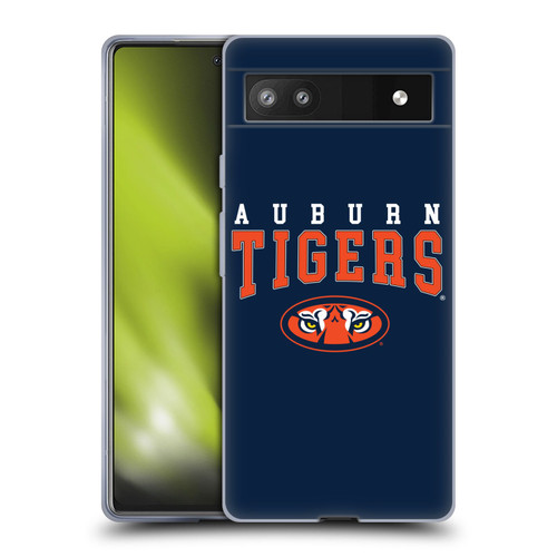 Auburn University AU Auburn University Auburn Tigers Soft Gel Case for Google Pixel 6a