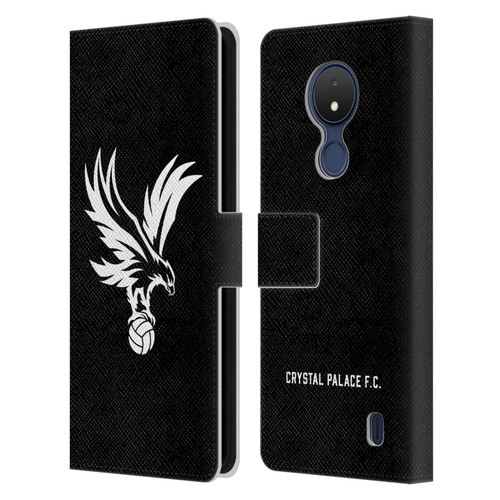 Crystal Palace FC Crest Eagle Grey Leather Book Wallet Case Cover For Nokia C21