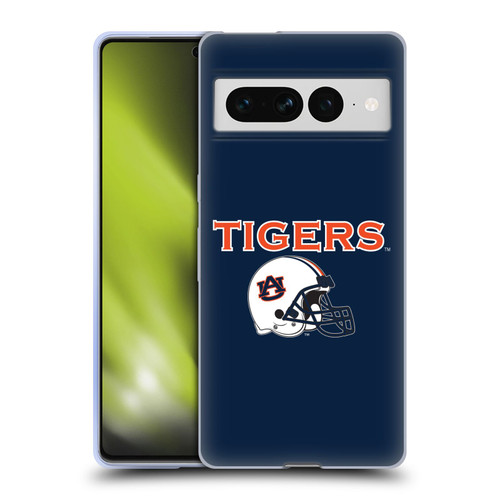 Auburn University AU Auburn University Helmet Logotype Soft Gel Case for Google Pixel 7 Pro
