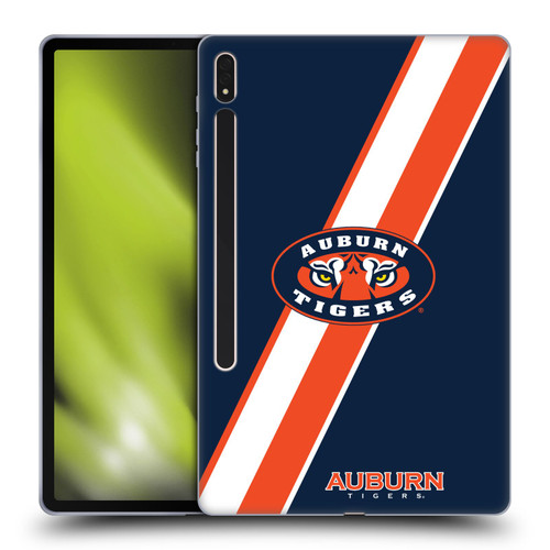 Auburn University AU Auburn University Stripes Soft Gel Case for Samsung Galaxy Tab S8 Plus