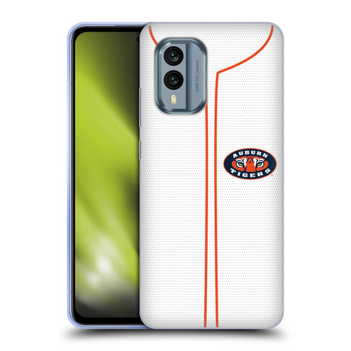 Auburn University AU Auburn University Baseball Jersey Soft Gel Case for Nokia X30