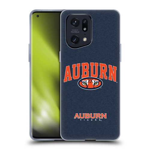 Auburn University AU Auburn University Campus Logotype Soft Gel Case for OPPO Find X5 Pro