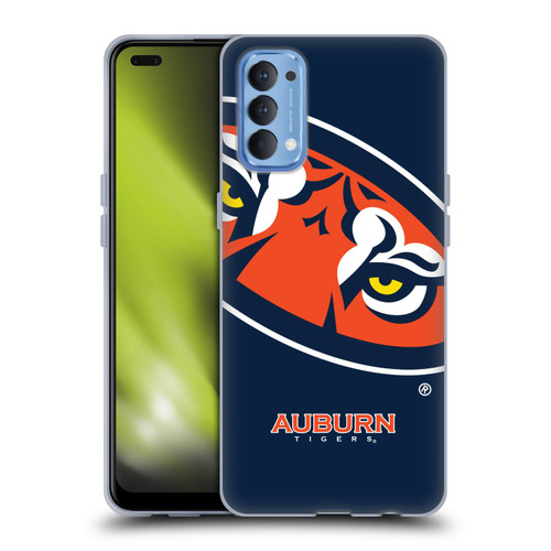 Auburn University AU Auburn University Oversized Icon Soft Gel Case for OPPO Reno 4 5G