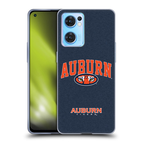 Auburn University AU Auburn University Campus Logotype Soft Gel Case for OPPO Reno7 5G / Find X5 Lite