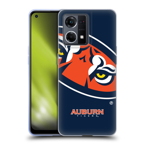 Auburn University AU Auburn University Oversized Icon Soft Gel Case for OPPO Reno8 4G