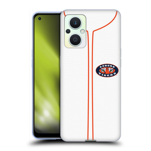 Auburn University AU Auburn University Baseball Jersey Soft Gel Case for OPPO Reno8 Lite