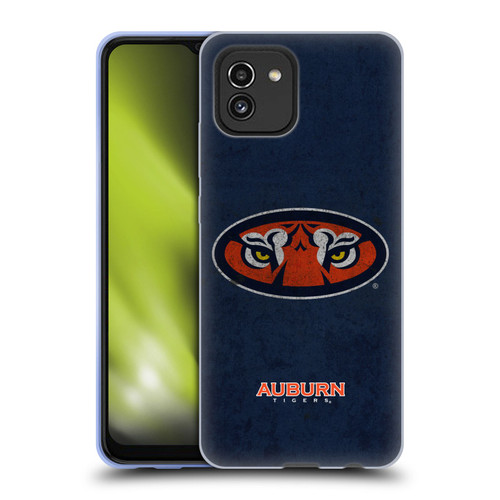 Auburn University AU Auburn University Distressed Look Soft Gel Case for Samsung Galaxy A03 (2021)