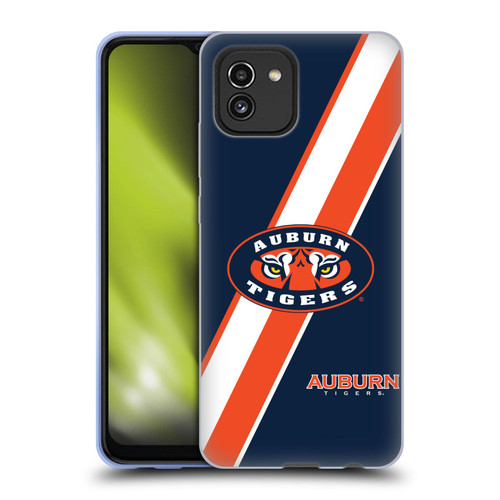 Auburn University AU Auburn University Stripes Soft Gel Case for Samsung Galaxy A03 (2021)