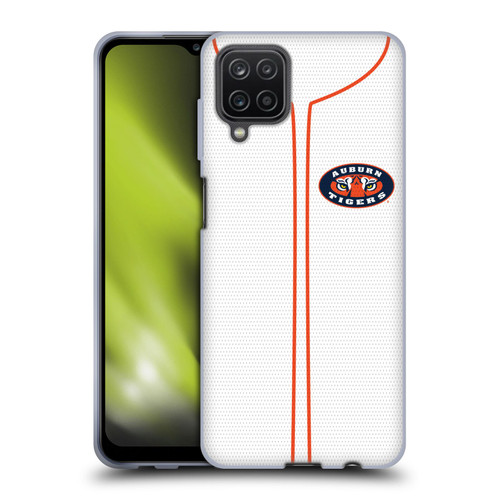 Auburn University AU Auburn University Baseball Jersey Soft Gel Case for Samsung Galaxy A12 (2020)