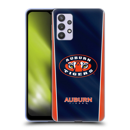 Auburn University AU Auburn University Banner Soft Gel Case for Samsung Galaxy A32 5G / M32 5G (2021)