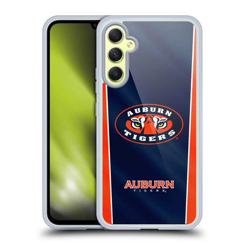 Auburn University AU Auburn University Banner Soft Gel Case for Samsung Galaxy A34 5G