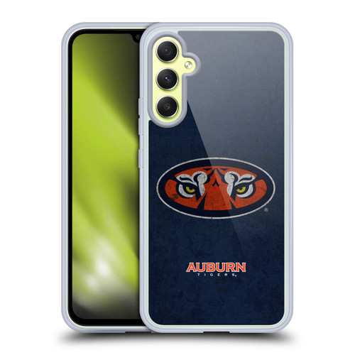 Auburn University AU Auburn University Distressed Look Soft Gel Case for Samsung Galaxy A34 5G