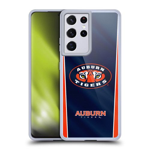 Auburn University AU Auburn University Banner Soft Gel Case for Samsung Galaxy S21 Ultra 5G