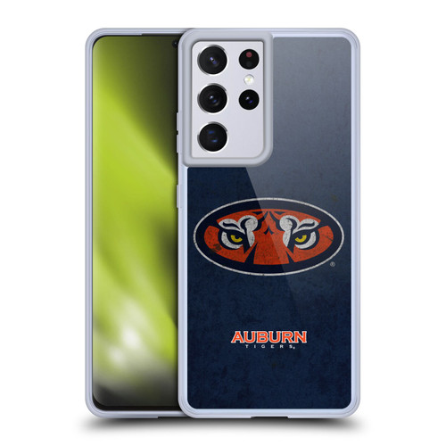 Auburn University AU Auburn University Distressed Look Soft Gel Case for Samsung Galaxy S21 Ultra 5G