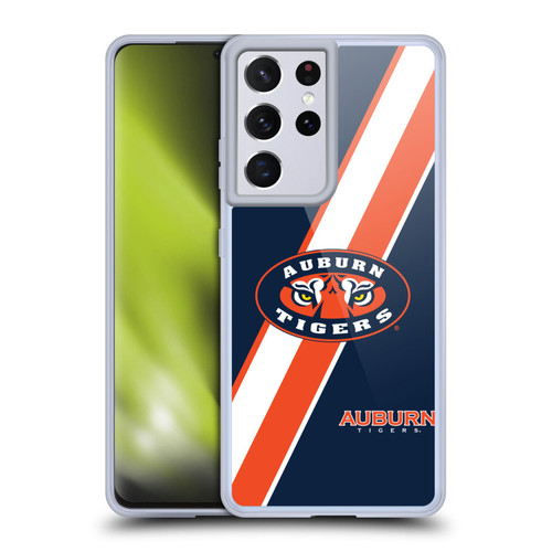 Auburn University AU Auburn University Stripes Soft Gel Case for Samsung Galaxy S21 Ultra 5G